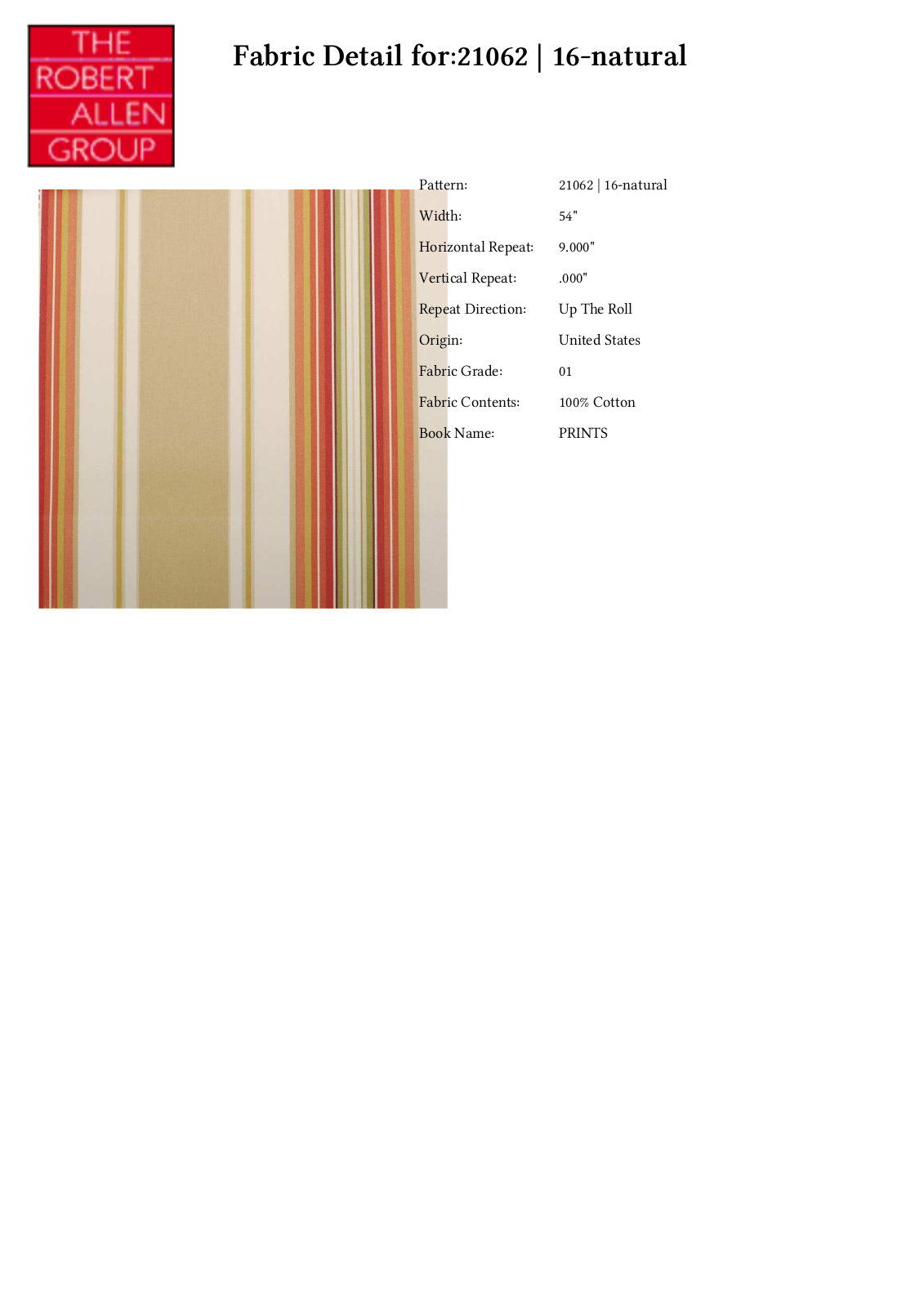 Duralee CRAL5750 Specifications - ManualMachine.com