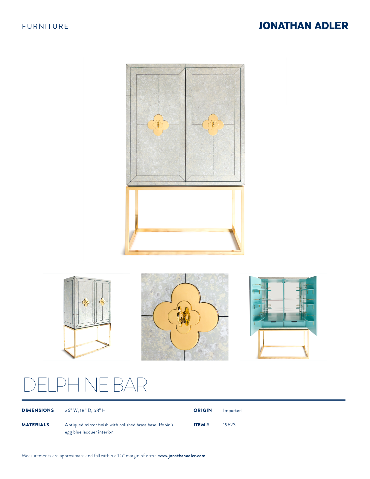 Jonathan Adler XJA1413 Specifications - ManualMachine.com