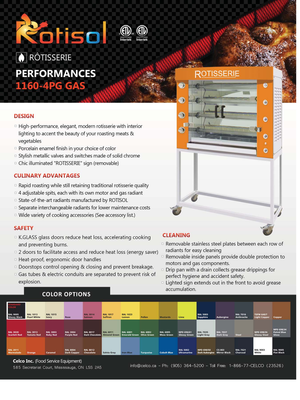 Rotisol 1160-4PG User Manual