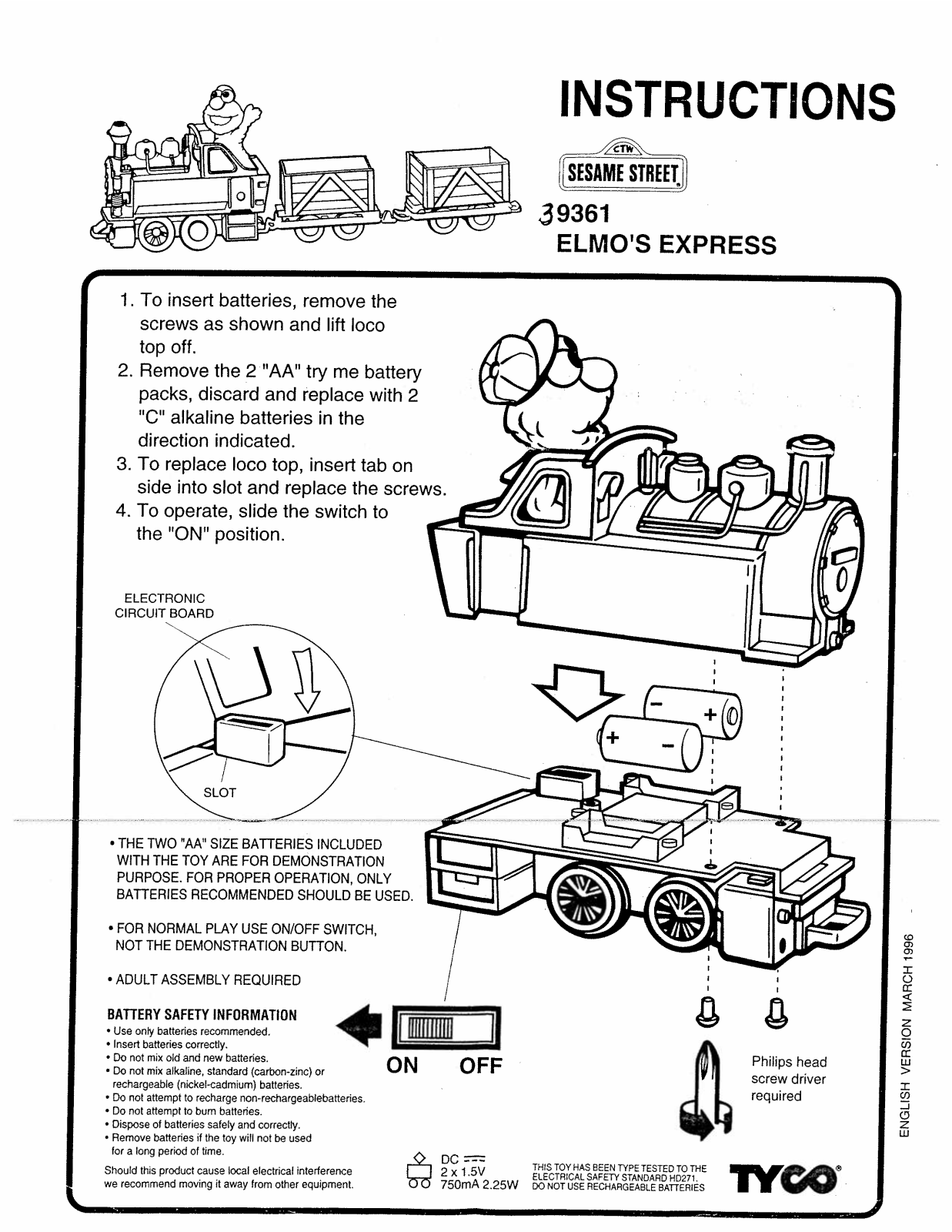 Fisher-Price 39361 Instruction Sheet