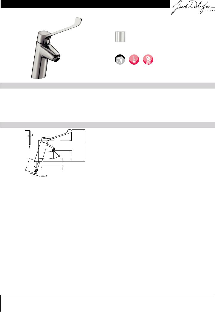 Jacob Delafon EASY E18162-CP Datasheet