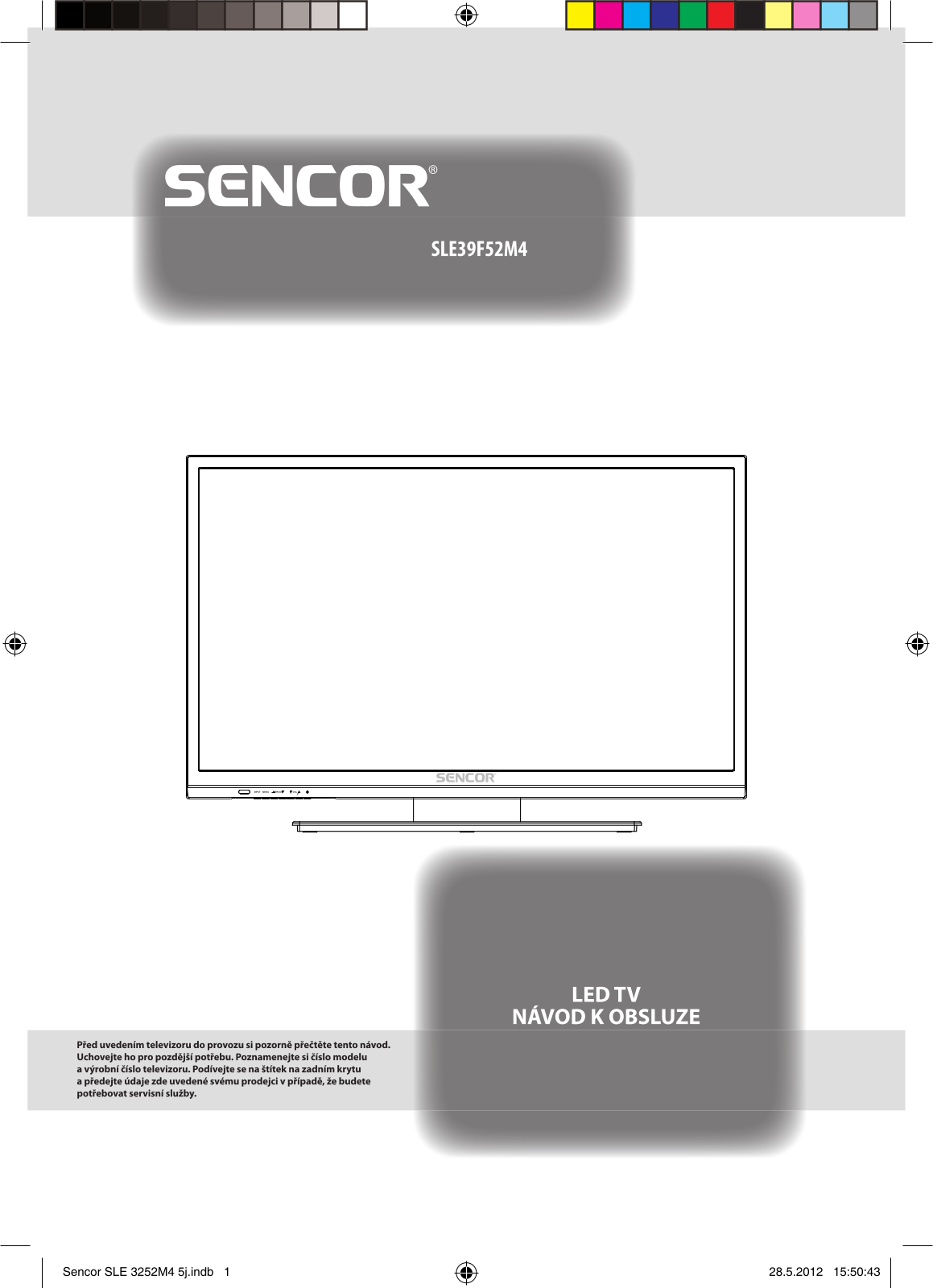 Sencor SLE 39F52M4 User Manual