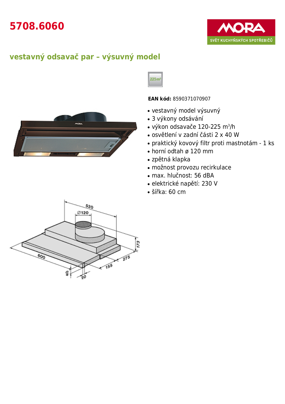 Mora OP 5708.6060 User Manual