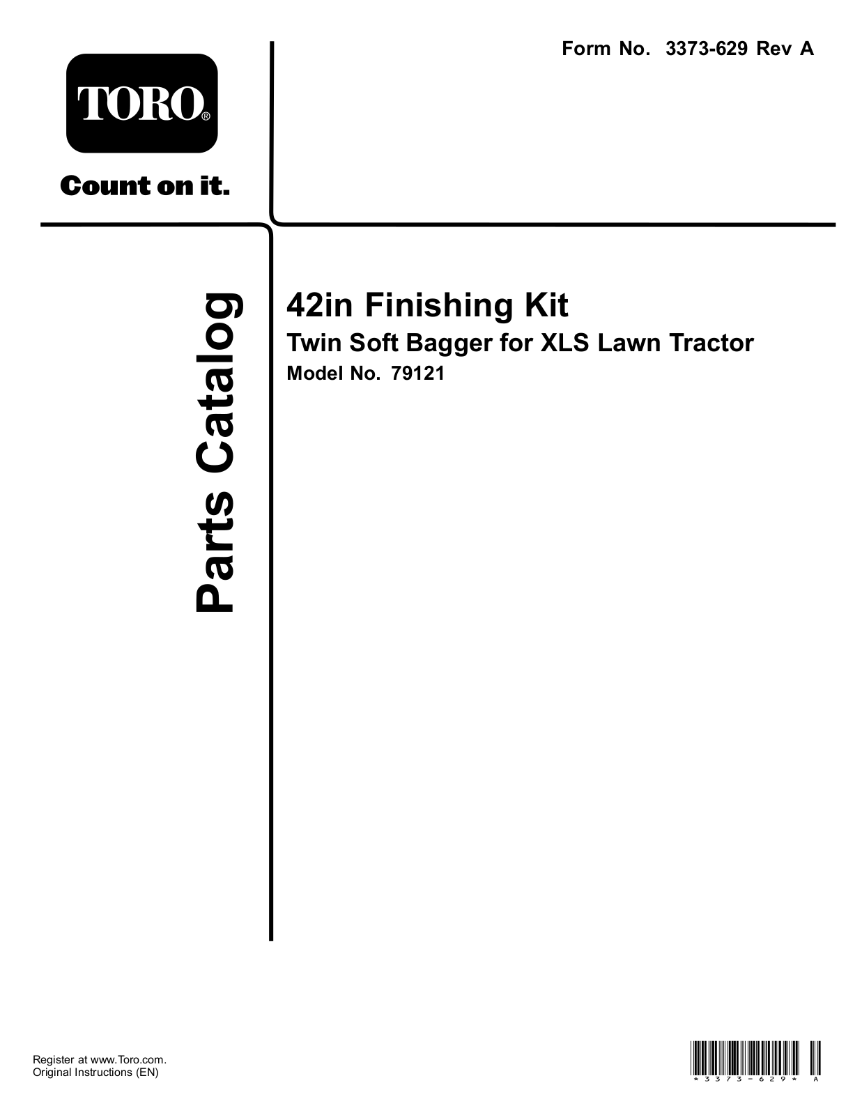 Toro 79121 Parts Catalogue