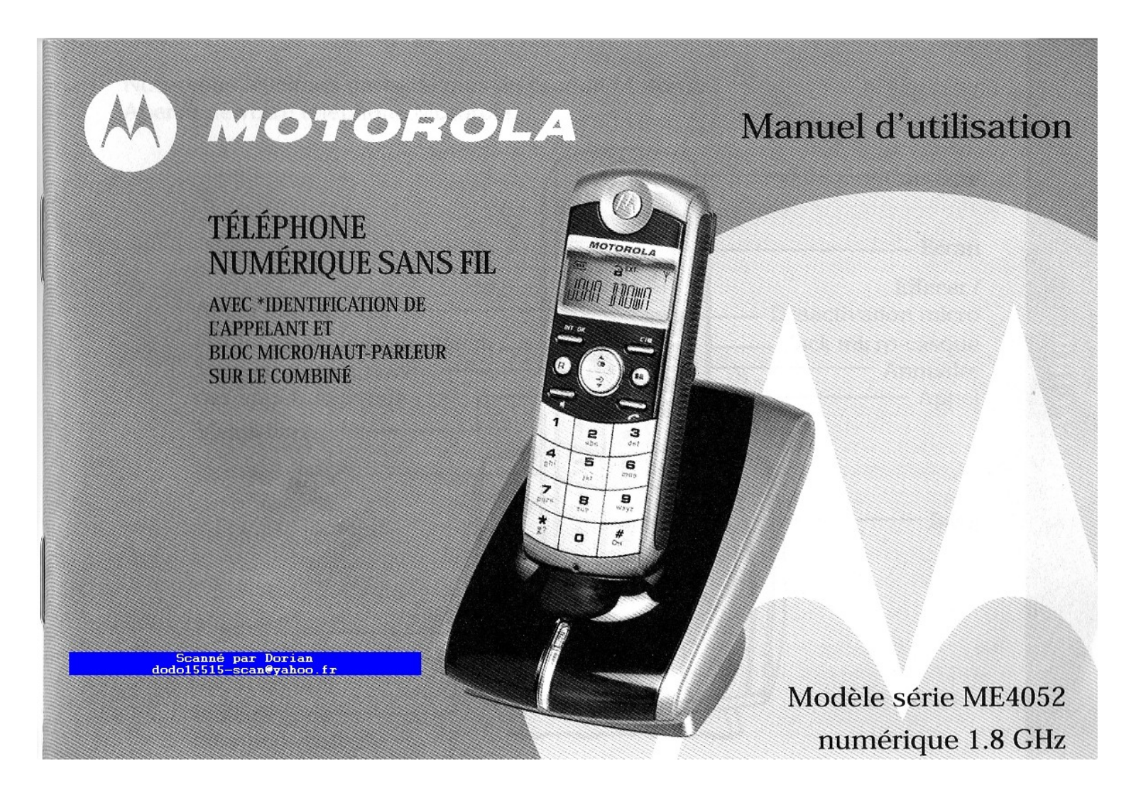 MOTOROLA ME4052 User Manual