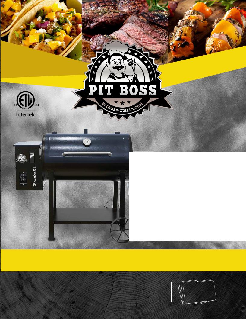 Pit boss PB1000R1 User Manual