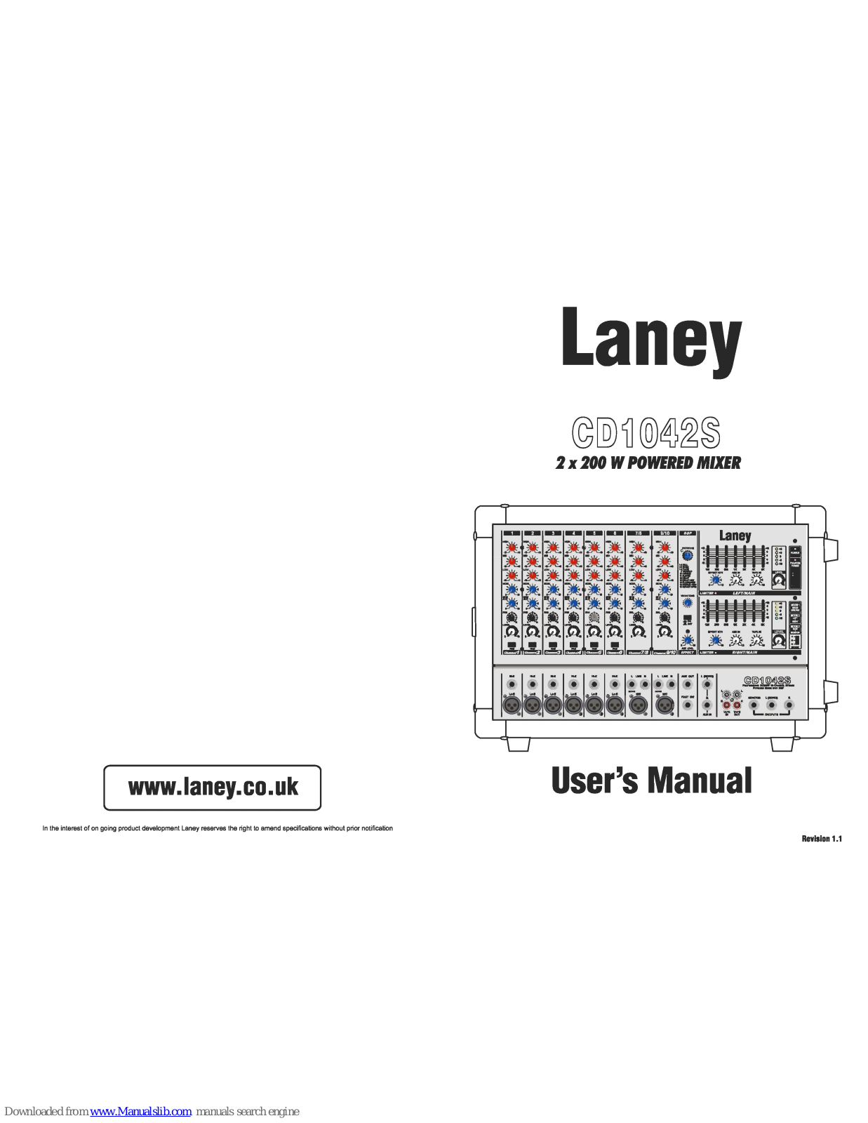 Laney CD1042S User Manual