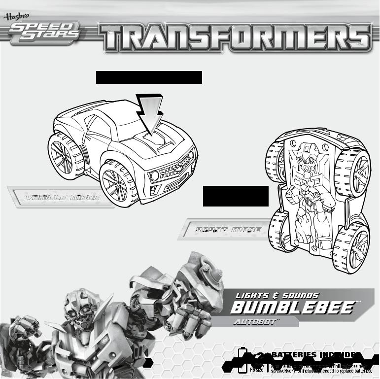 HASBRO Transformers SS Lights and Sounds Bumblebee User Manual