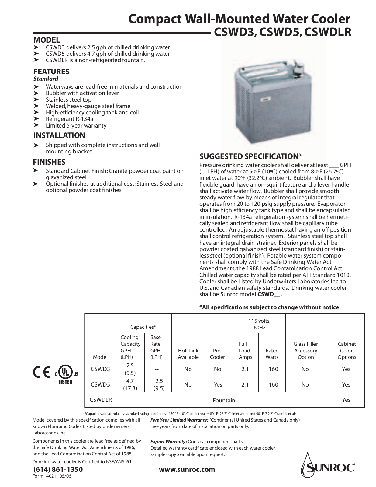 Oasis CSWD3 User Manual