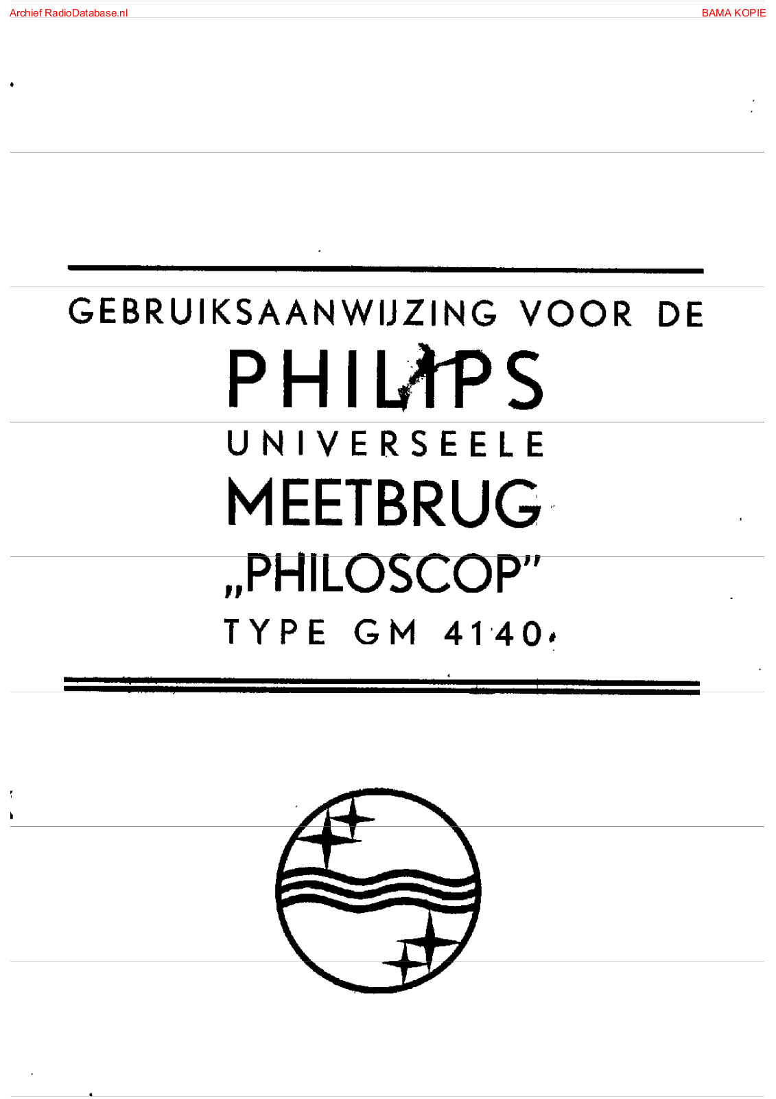 Philips GM4140 User Manual