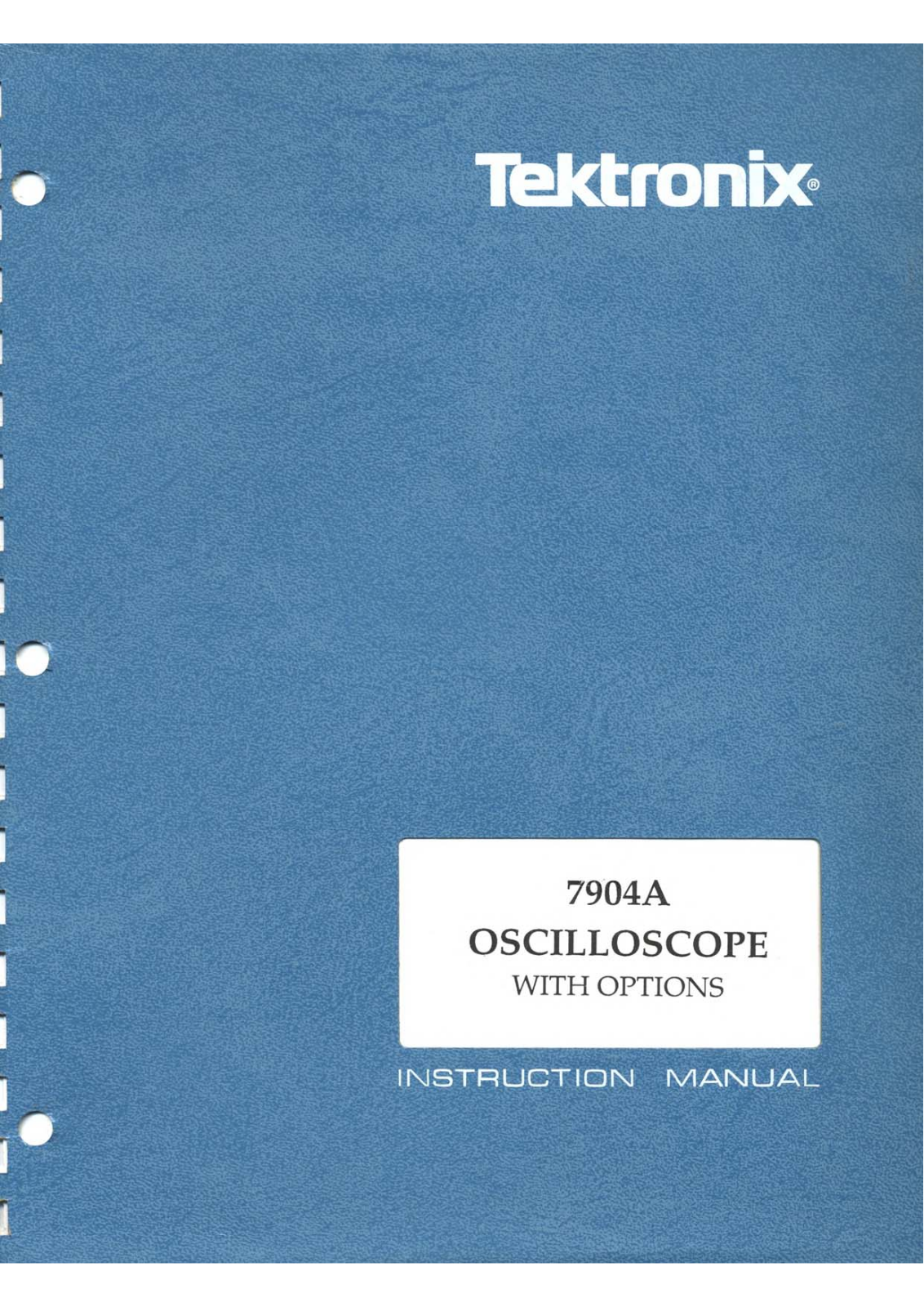 Tektronix 7904a schematic