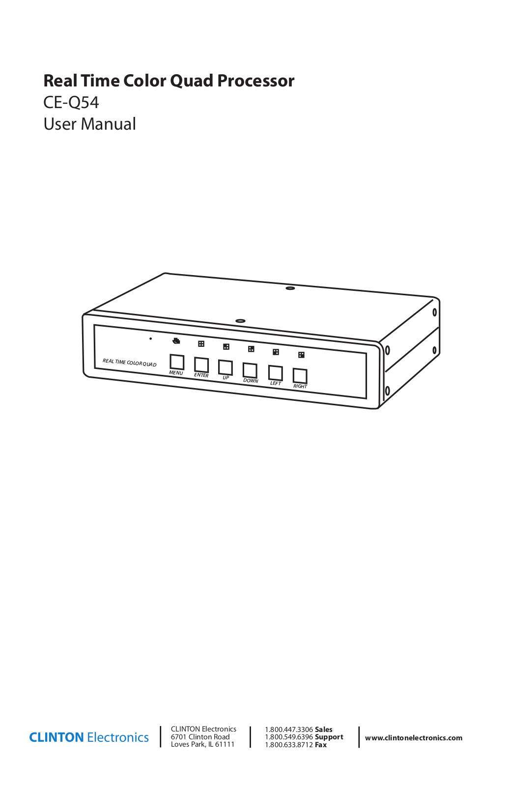 Clinton Electronics CE-Q54 User Manual