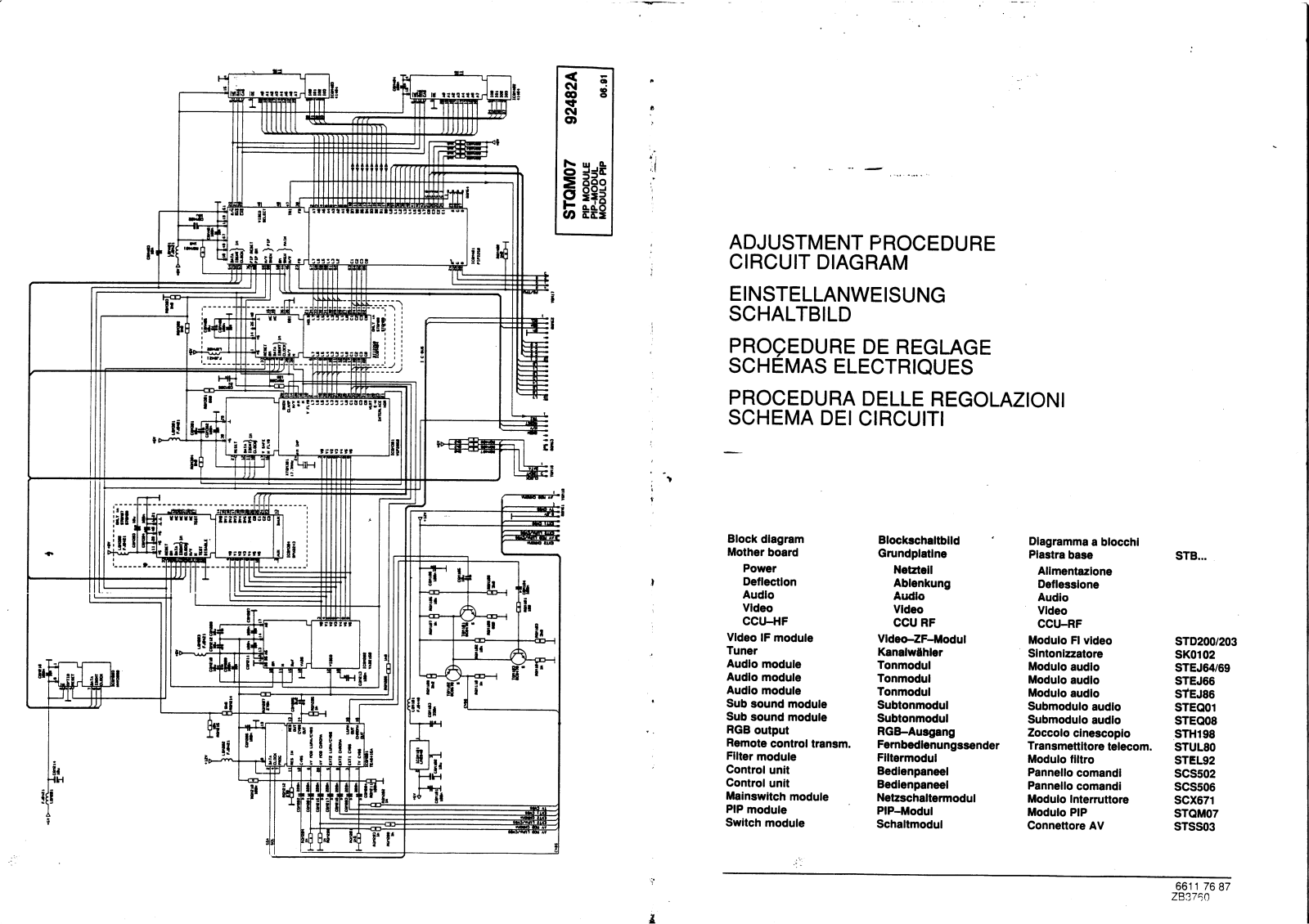 salora 33inch Schematics