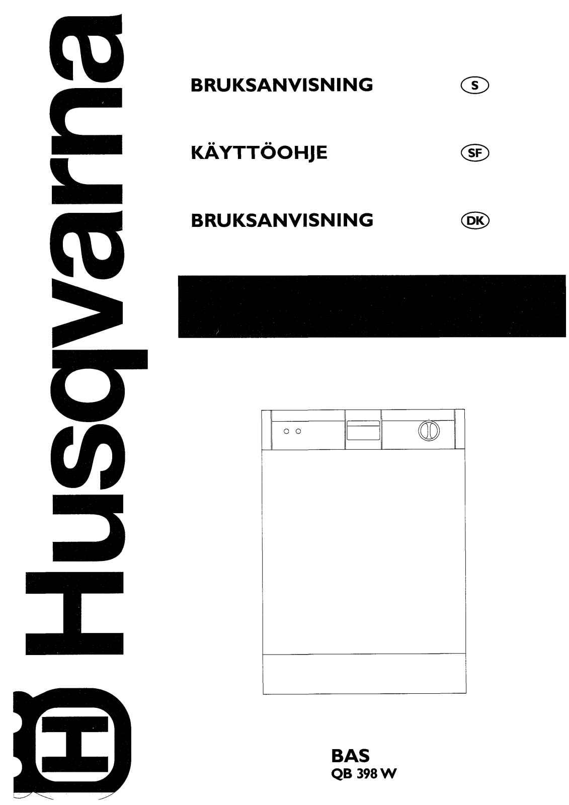 Husqvarna QB398W User Manual