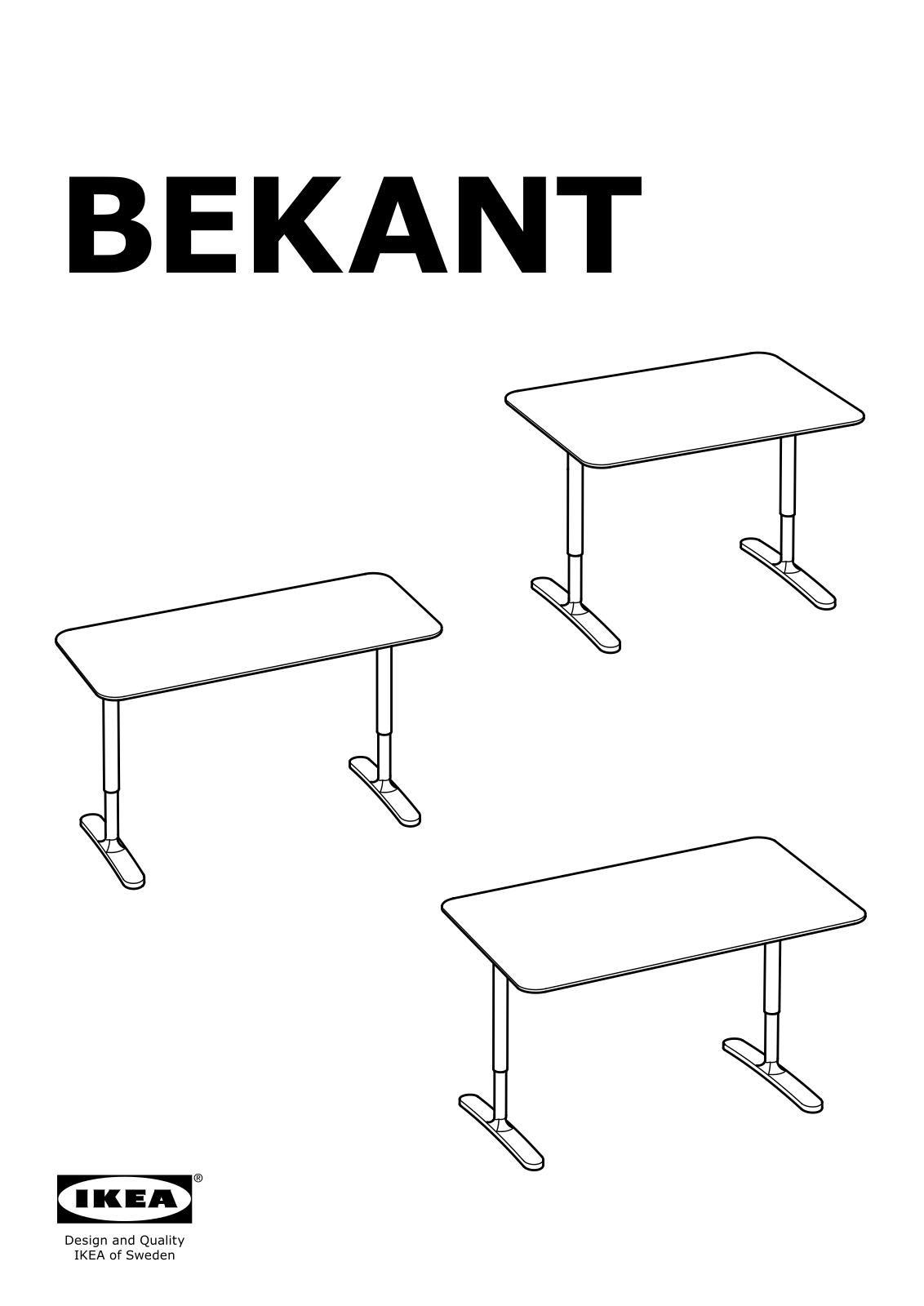 IKEA BEKANT User Manual