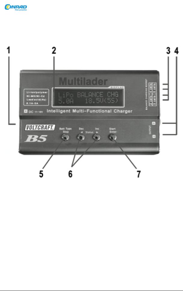 VOLTCRAFT B5 User guide