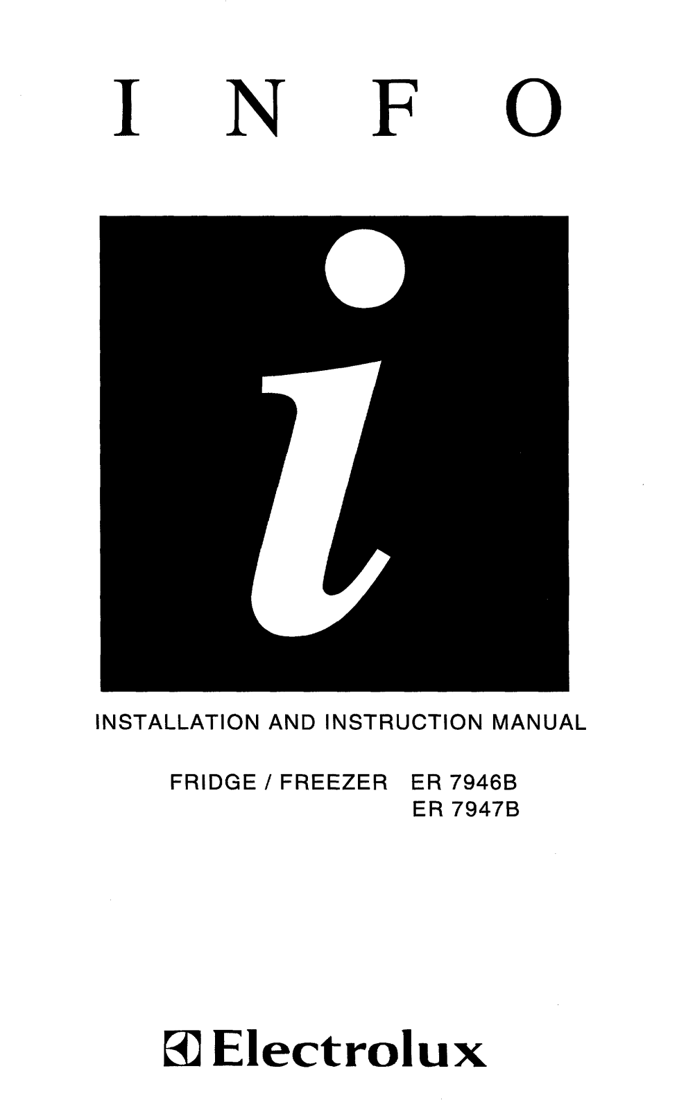 Electrolux U01204 User Manual