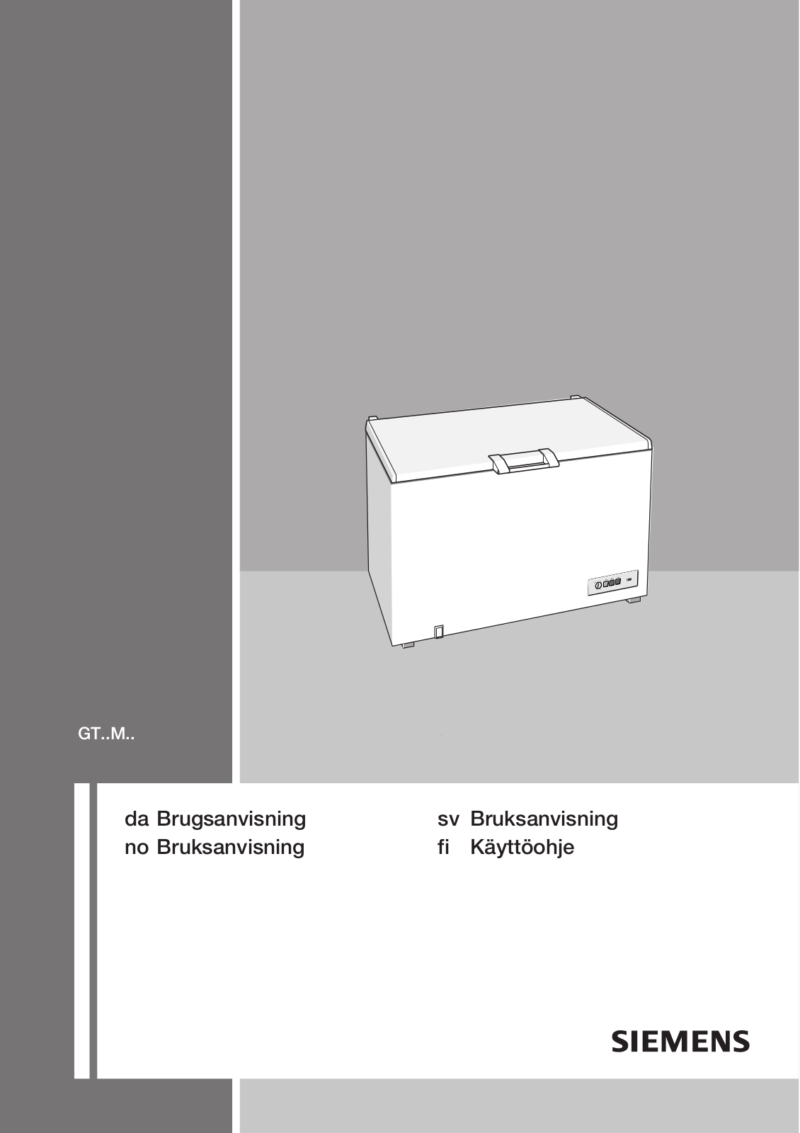 Siemens GT26MA30, GT20MA00, GT38MT30NE, GT30MA30, GT12MA00 User Manual