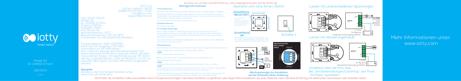 Smart switch E1 User Manual