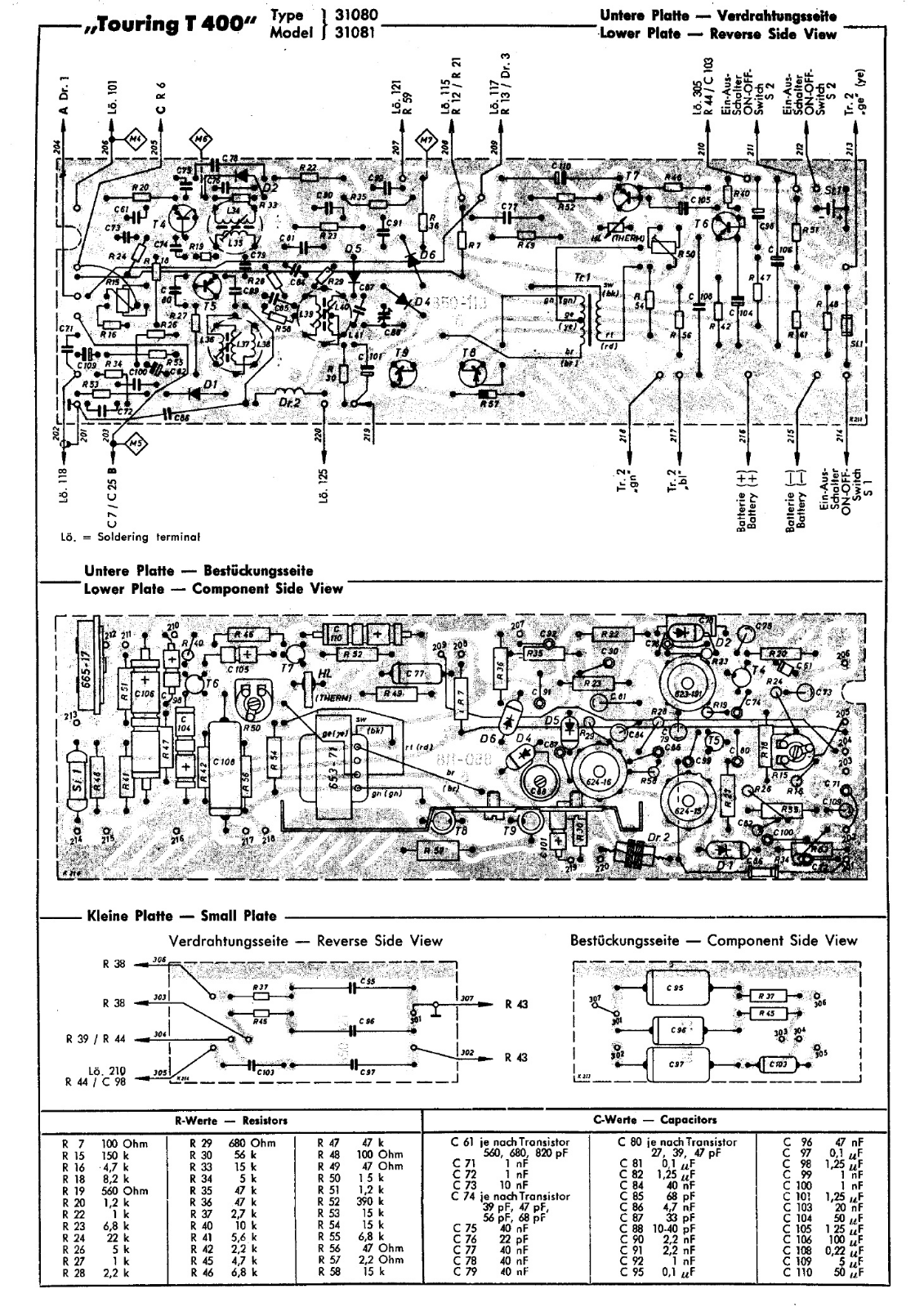 Itt Schaub-Lorenz-Touring-T400 Schematic