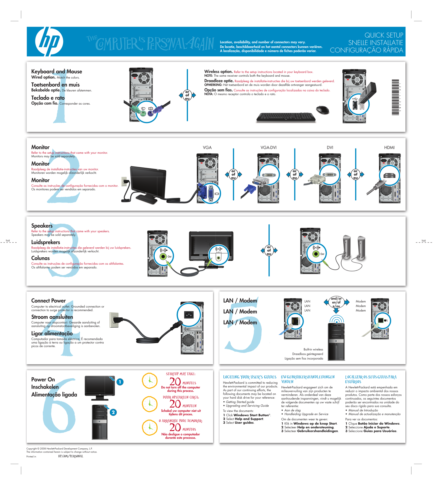 HP PAVILION ELITE M9539 User Manual