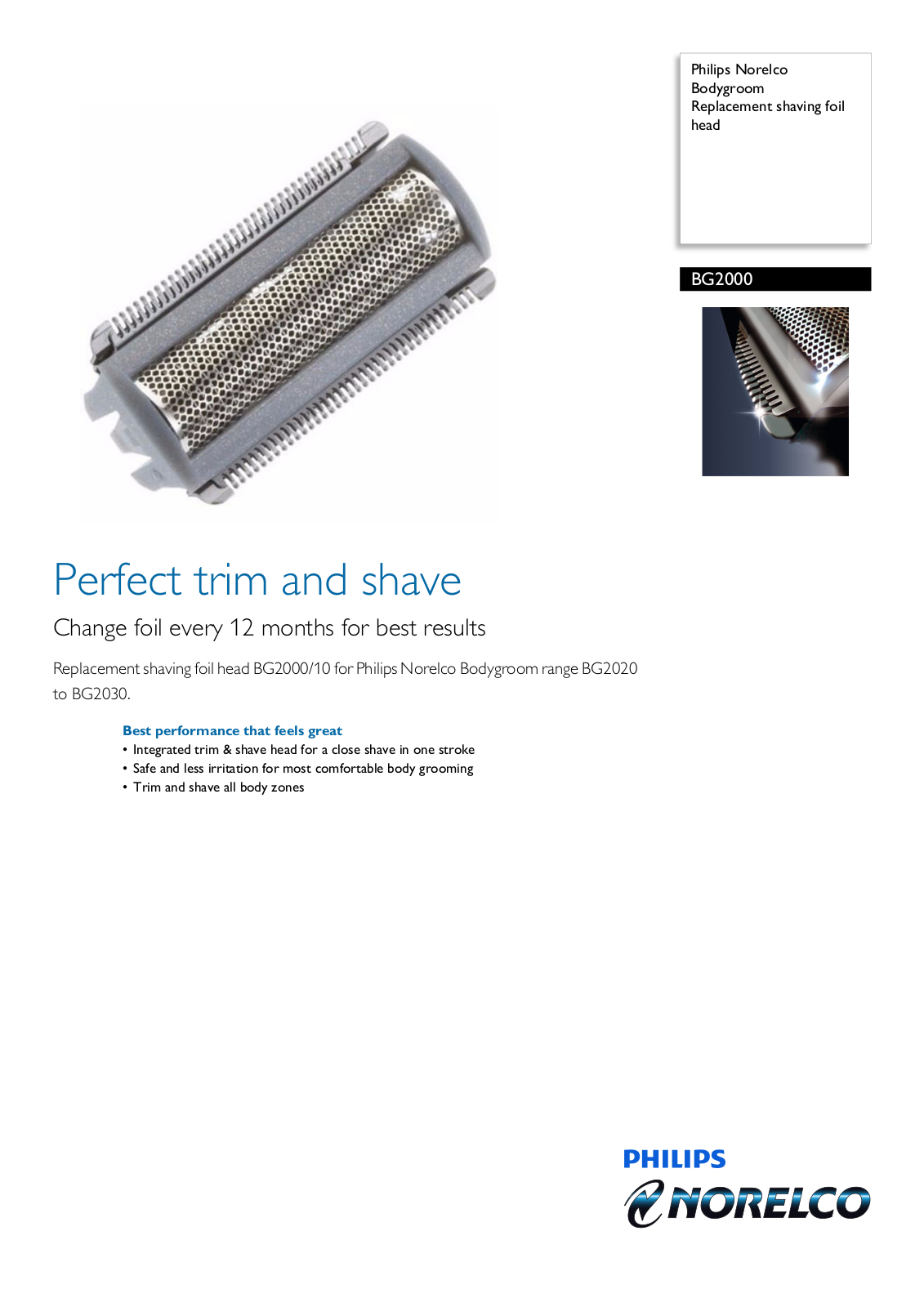 Philips BG2000-10 User Manual - ManualMachine.com