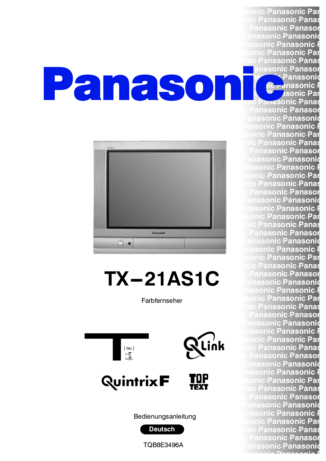 PANASONIC TX-21AS1C User Manual