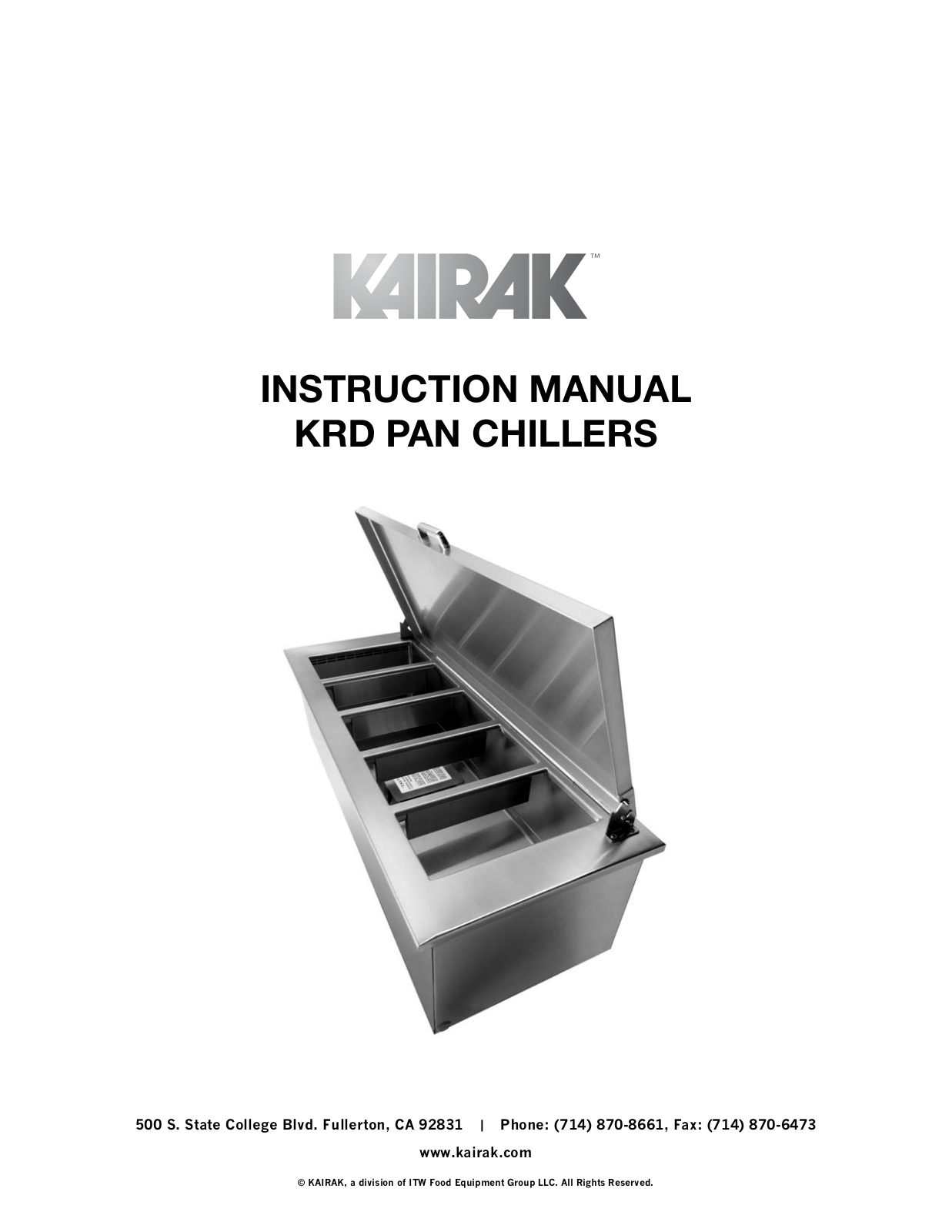 Kairak KRD Installation  Manual