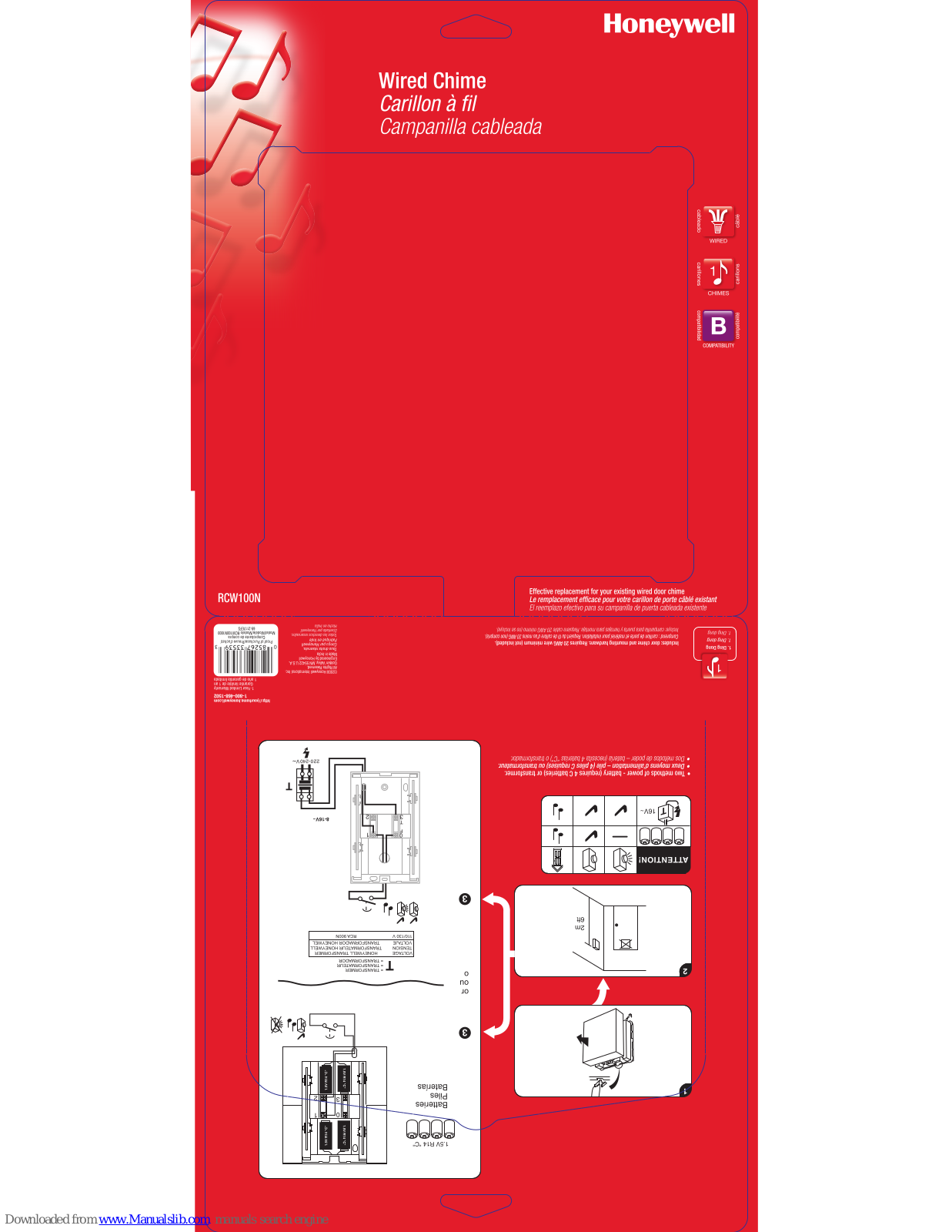 Honeywell RCW100N Owner's Manual