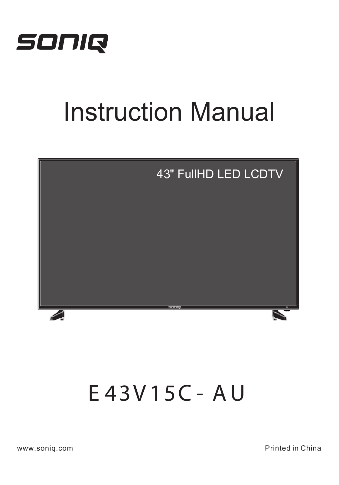 Soniq E43V15C-AU User Manual