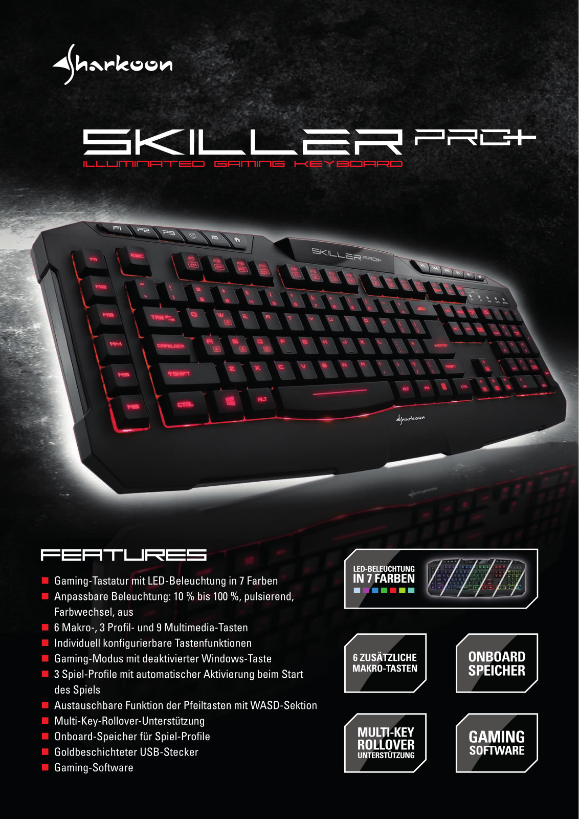 Sharkoon Skiller PRO+ User Manual