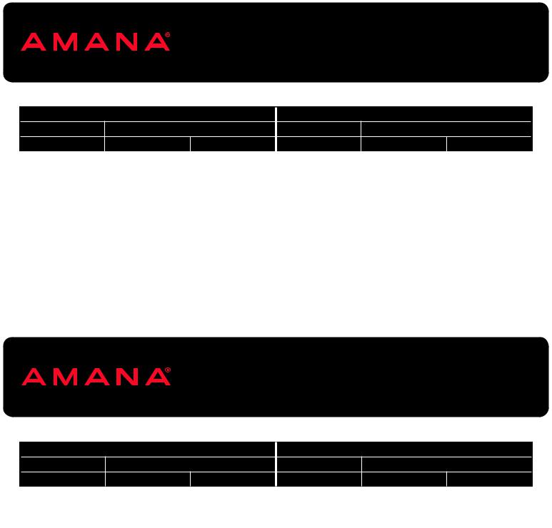 Amana AGC6356KFB Oven and Cooktop Combinations