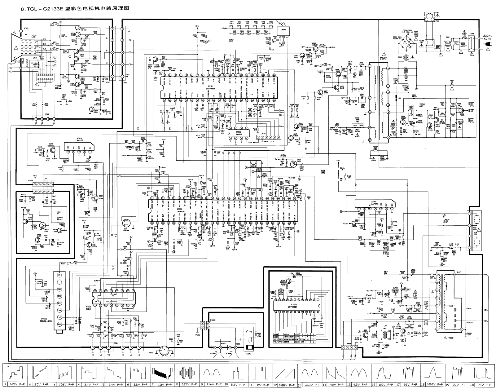 TCL C2133E Schematic