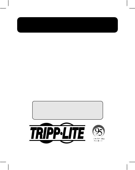 Tripp Lite UPB-10K0-1U1CQ Owner’s Manual