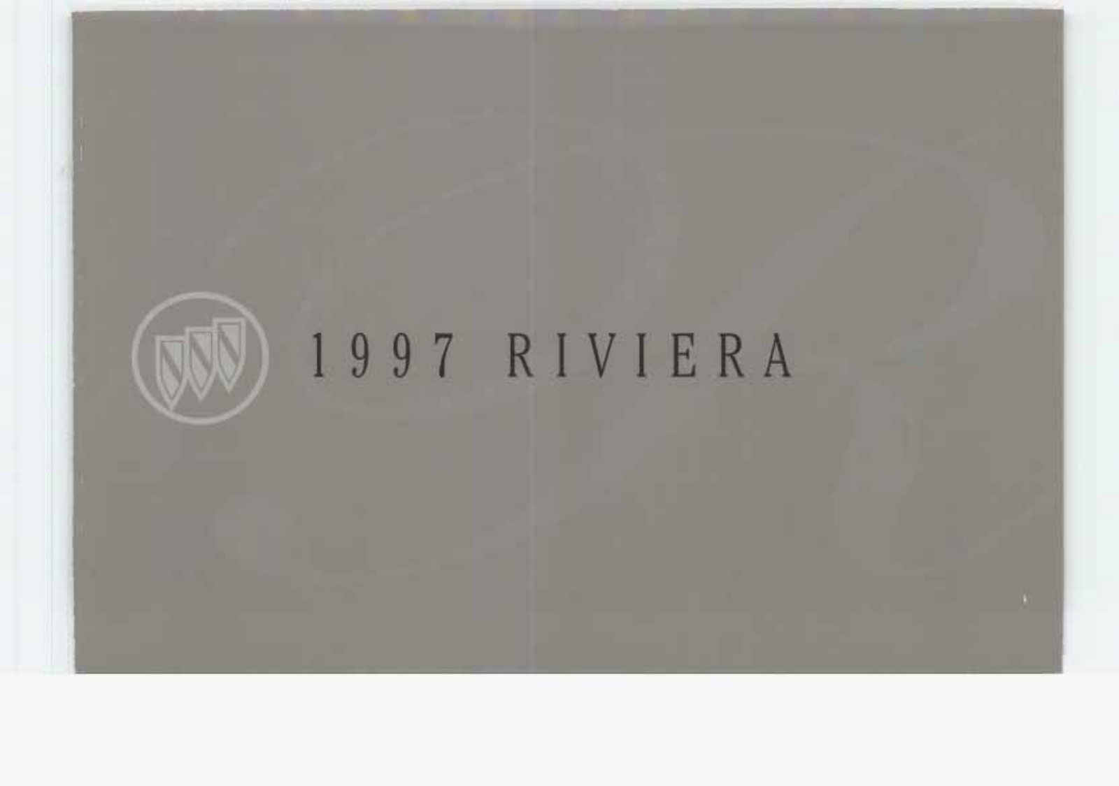 Buick RIVIERA 1997 User Manual