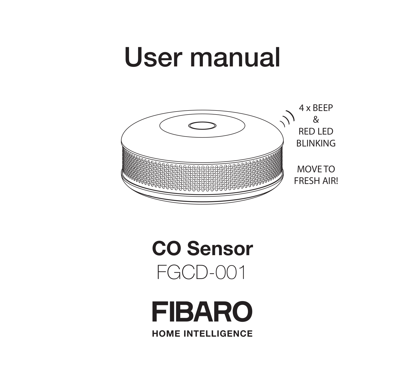 FIBARO CO Sensor FGCD-001, CO Sensor User Manual