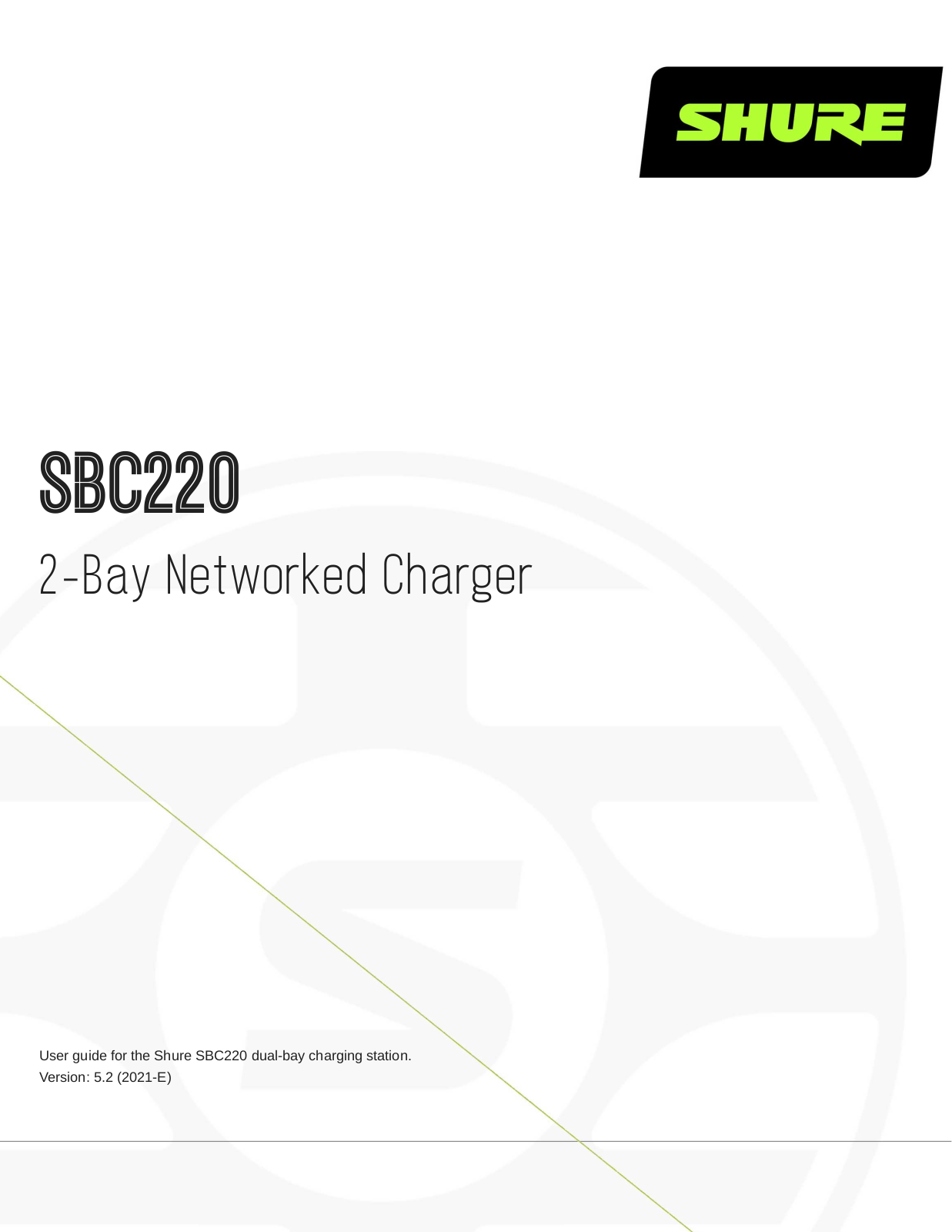 Shure SBC220-US User Guide - ManualMachine.com