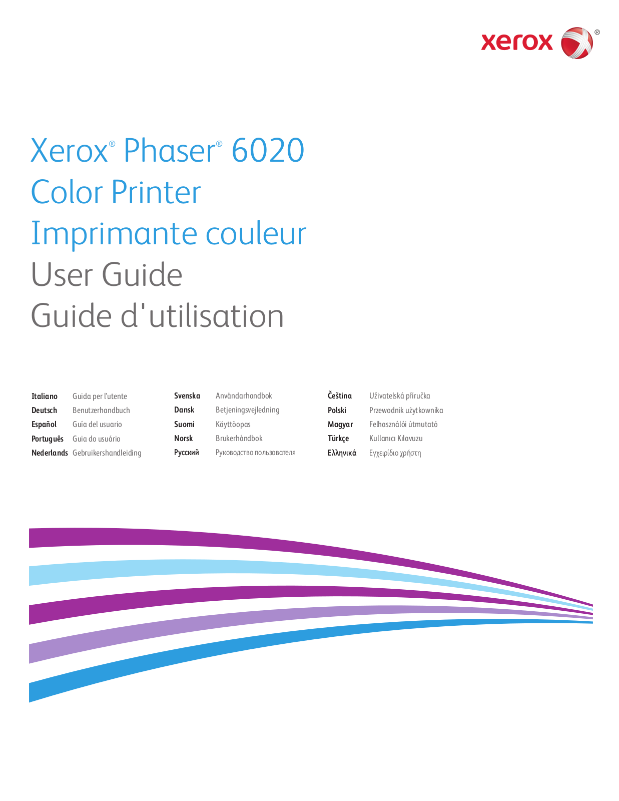 XEROX Phaser 6020 User Manual