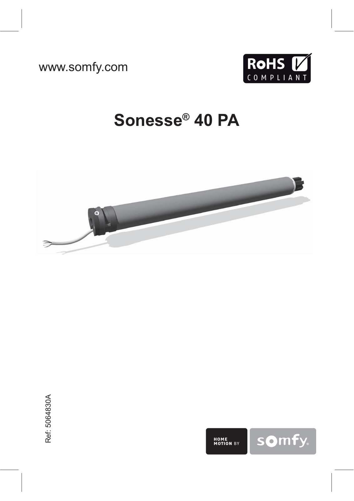 SOMFY Sonesse 40 PA User Manual