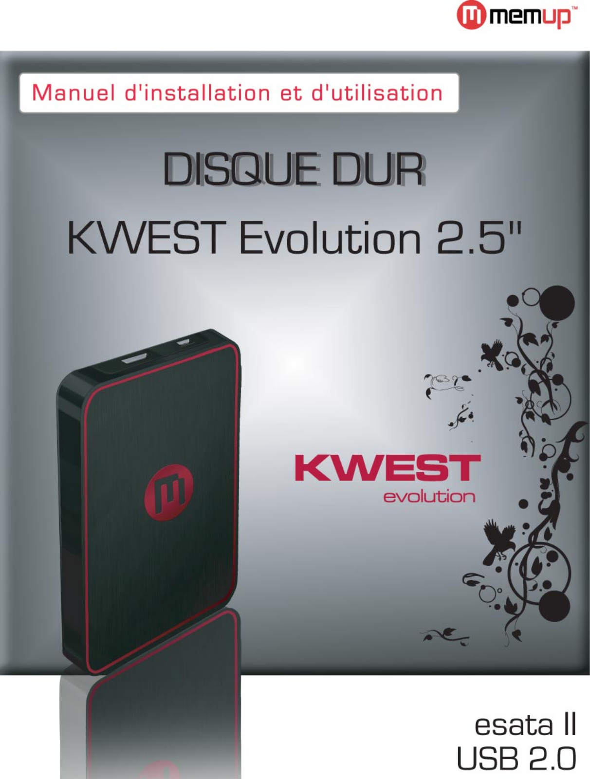 MEMUP KWEST EVOLUTION 2.5'' User Manual