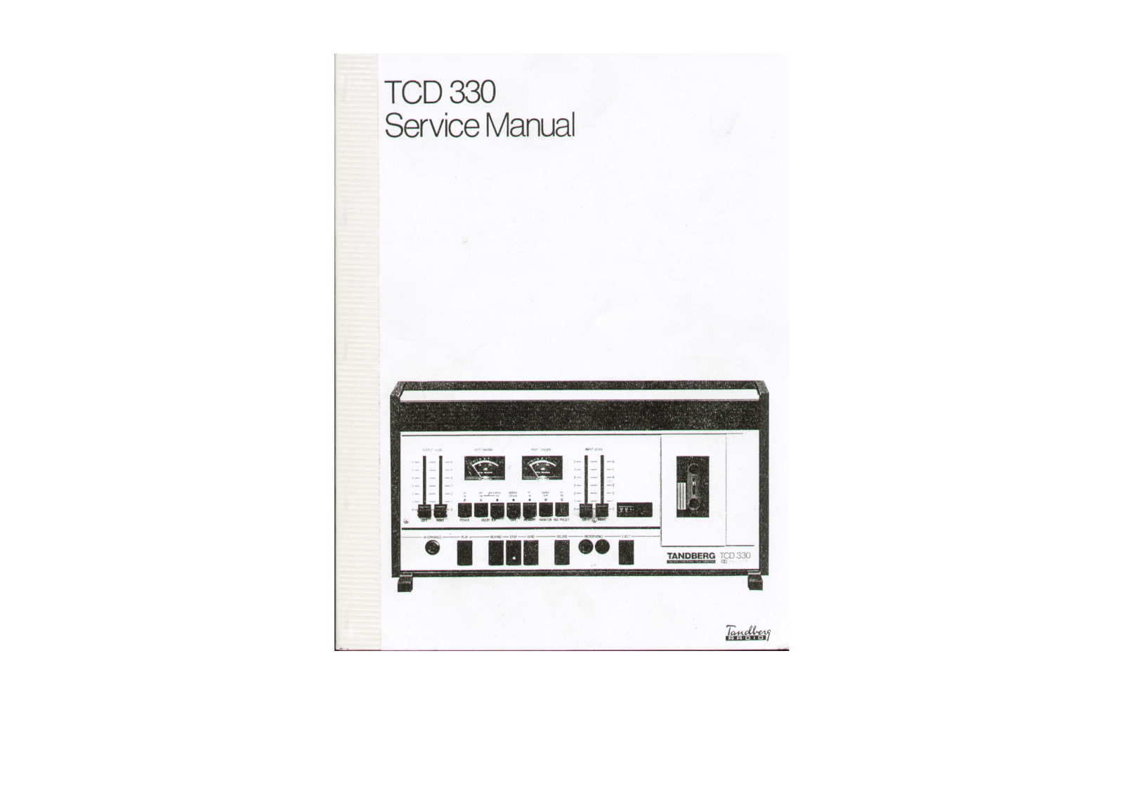 TANDBERG TCD 330 Service manual