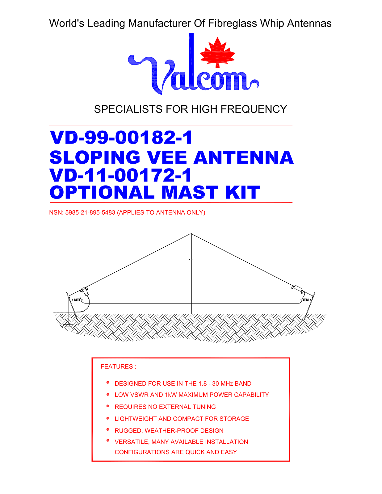 Valcom VD-99-00182-1 brochure