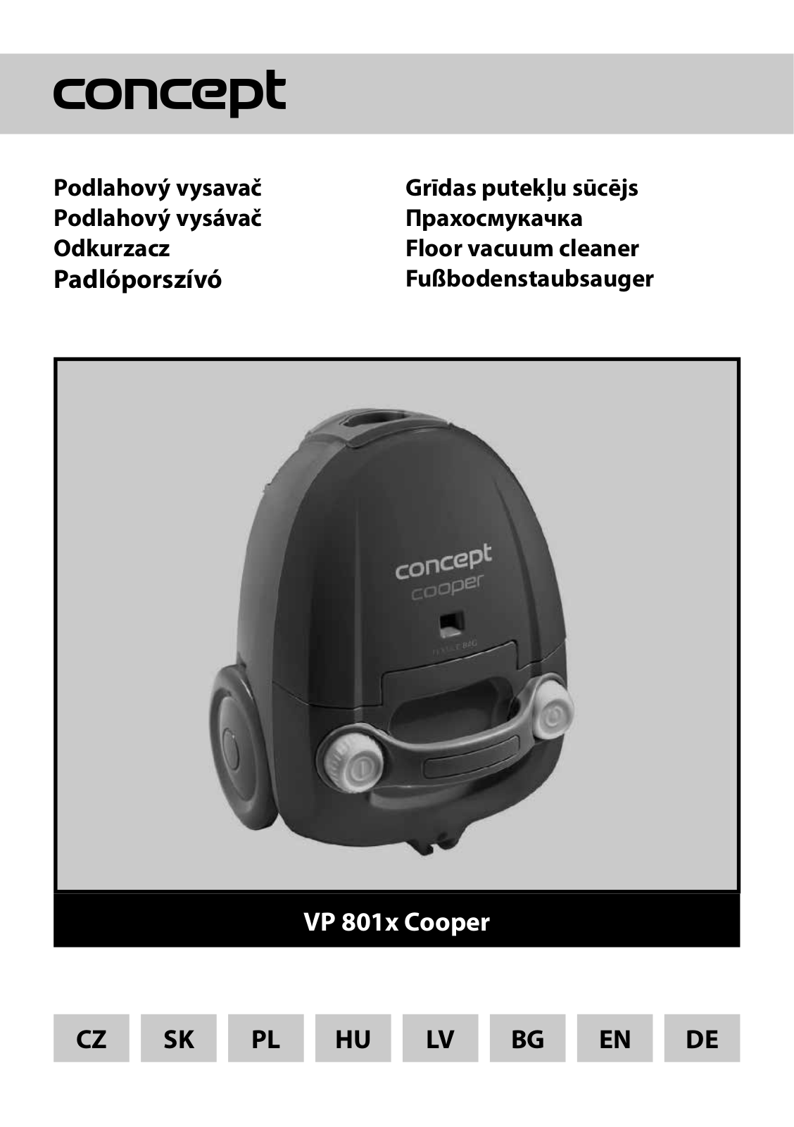 Concept vd8100 User Manual