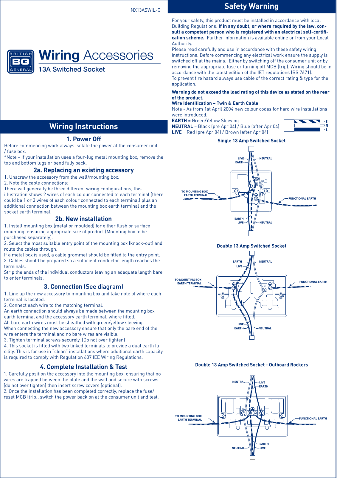 BG Electrical DSSOMC User guide - ManualMachine.com