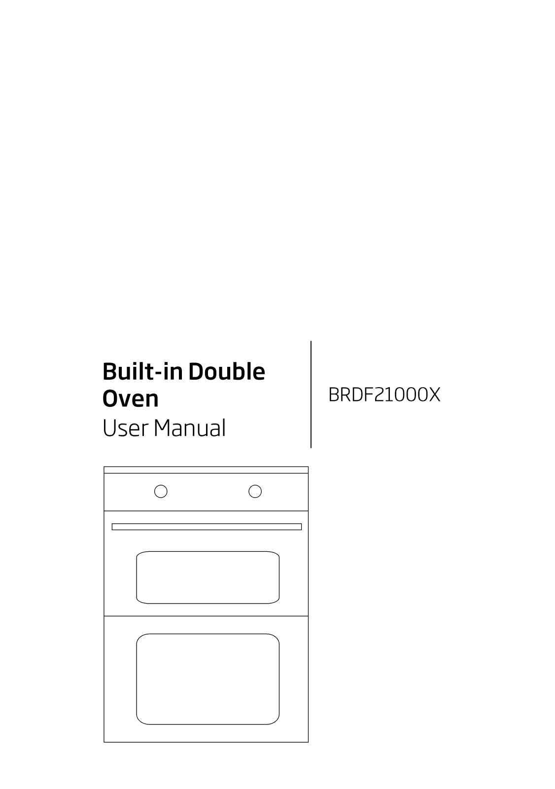 Beko BRDF21000X User Manual