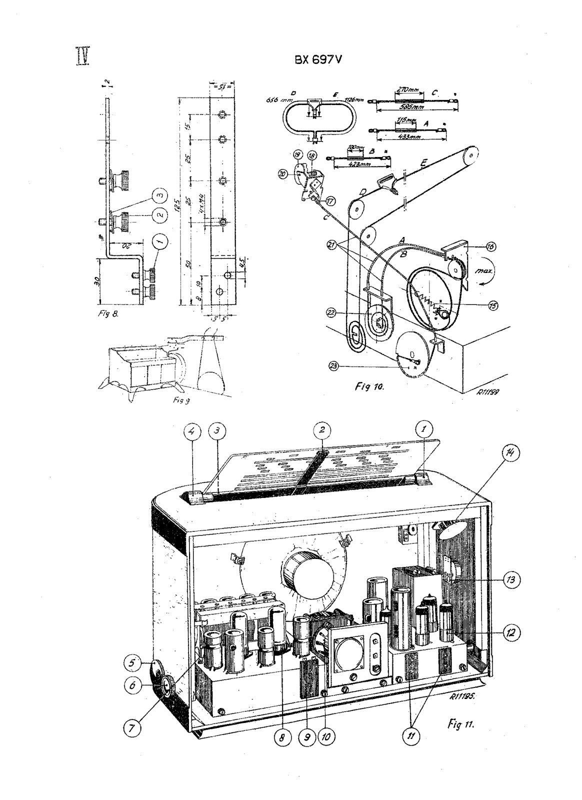 Philips BX697V Schematic