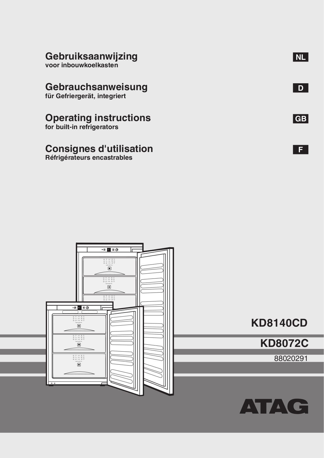 ATAG KD8072C User Manual