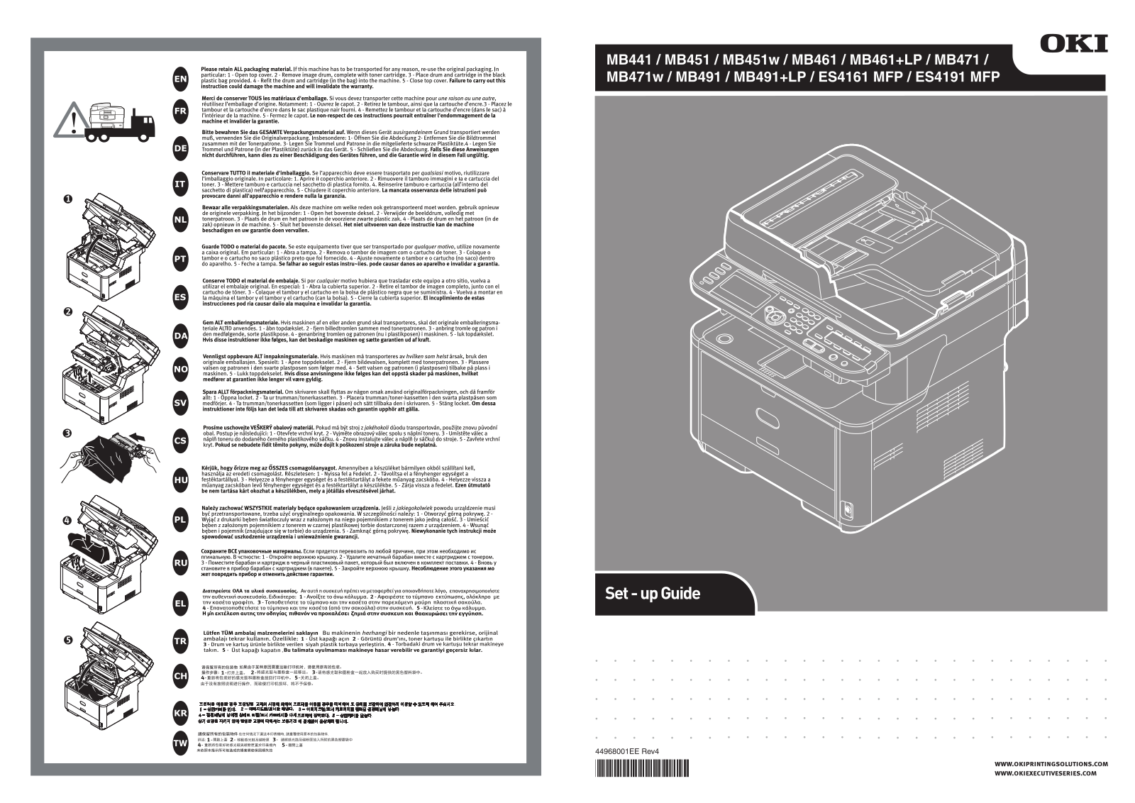 OKI MB451W MFP, MB461 User Manual