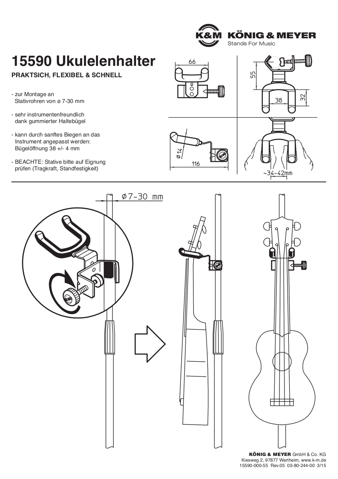 König & Meyer 15590 User Manual