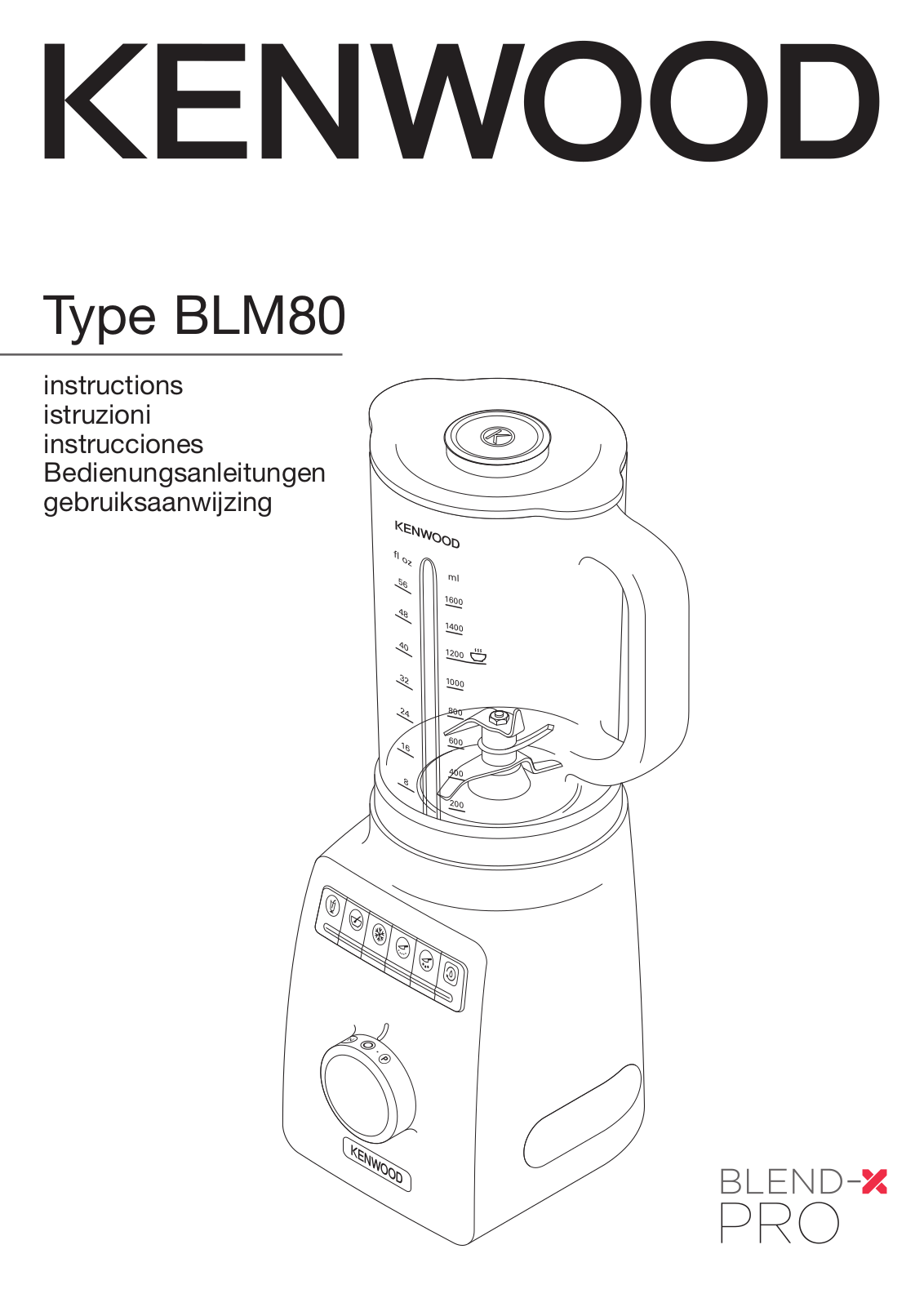 Kenwood BLM80 User Manual